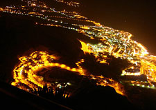 La Palma 2007: Santa Cruz bei Nacht