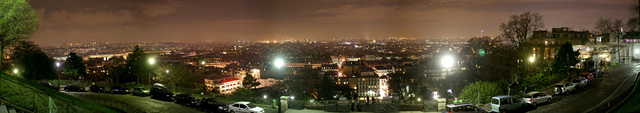 Nachtpanorama vom Montmartre